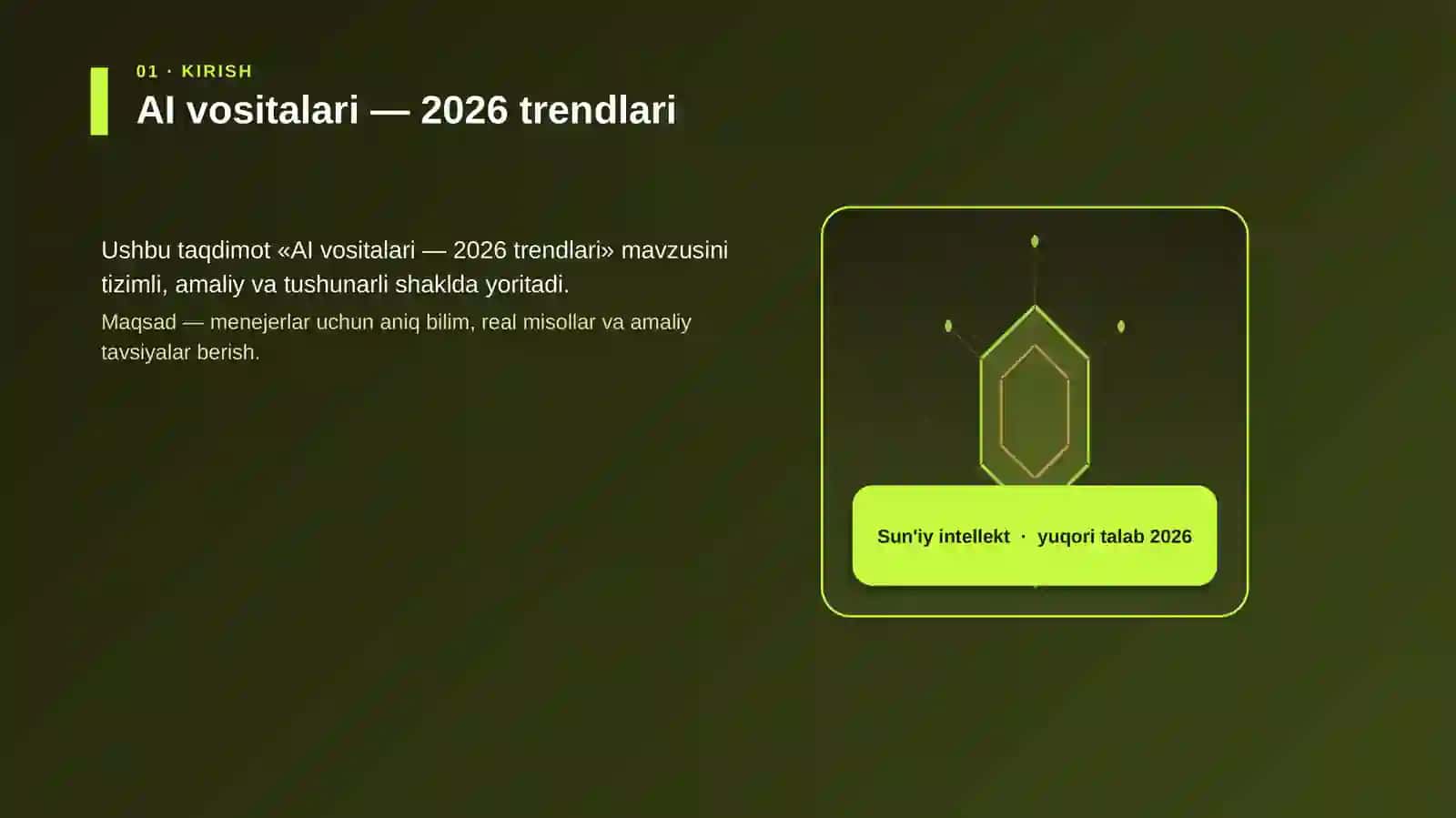 AI vositalari — 2026 trendlari 3