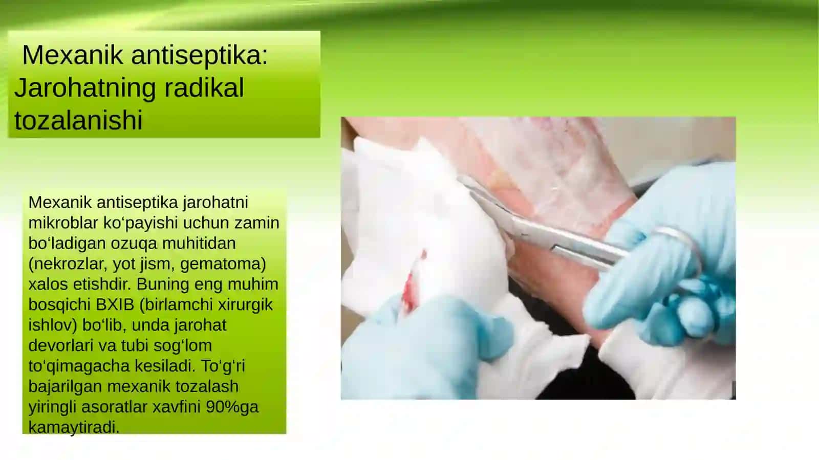 XIRURGIYADA ANTISEPTIKA ASOSLARI 3