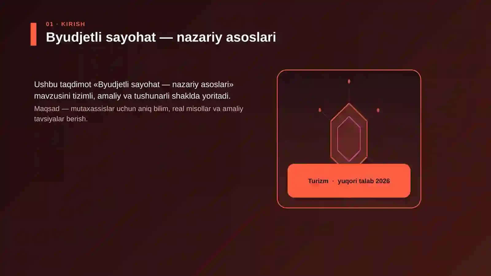 Byudjetli sayohat — nazariy asoslari 3