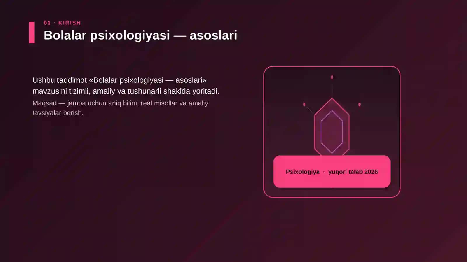 Bolalar psixologiyasi — asoslari 3