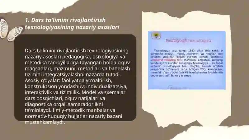Dars ta'limini rivojlantirish texnologiyasi 3