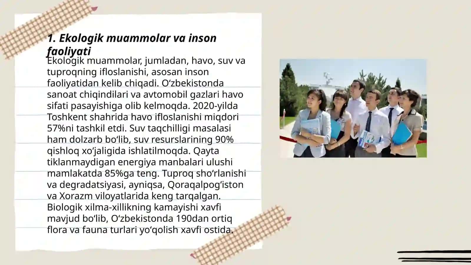 Ekologik muammolar va inson faoliyati 3