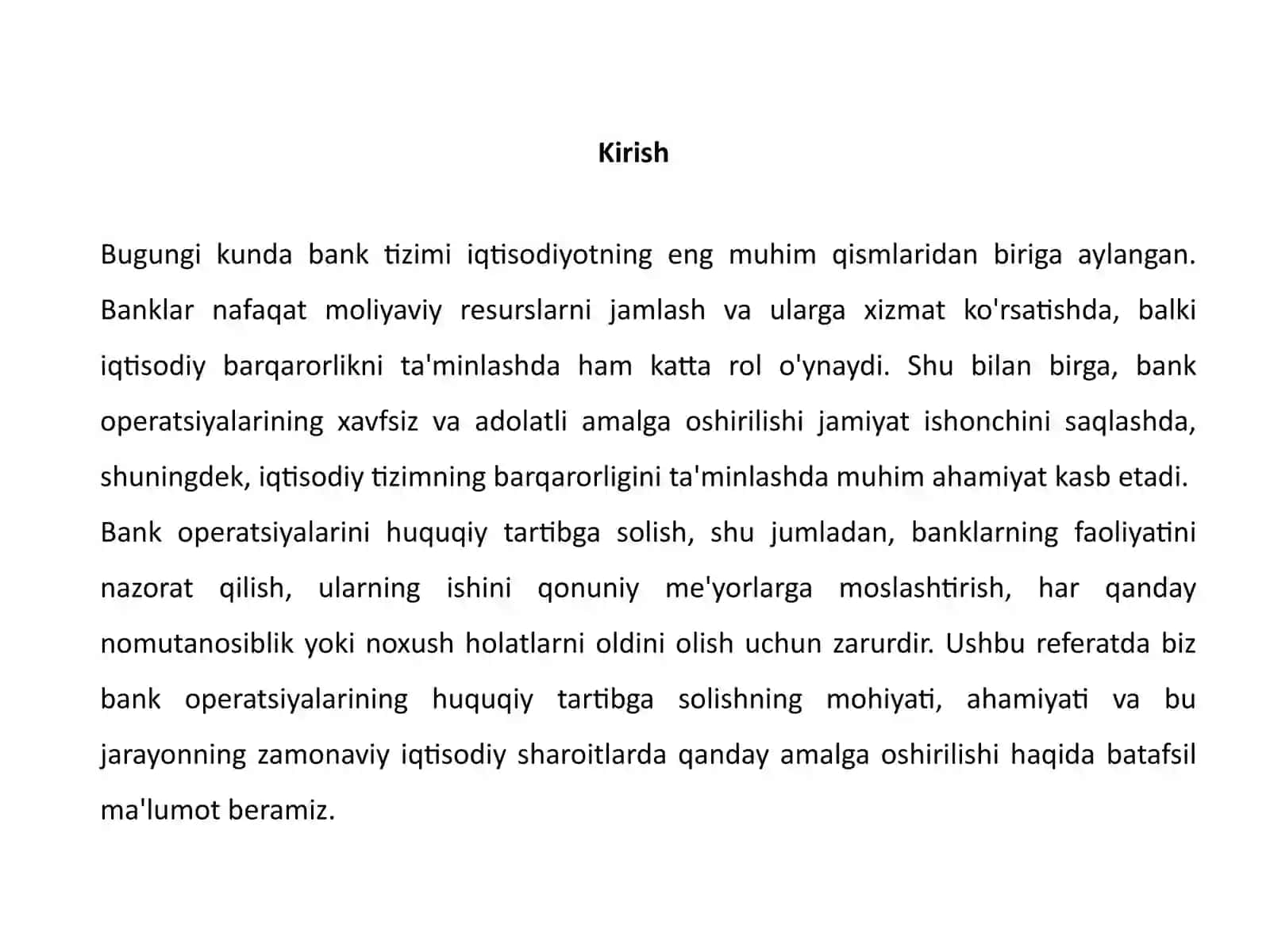 BANK OPERATSIYALARINI HUQUQIY TARTIBGA SOLISH 3