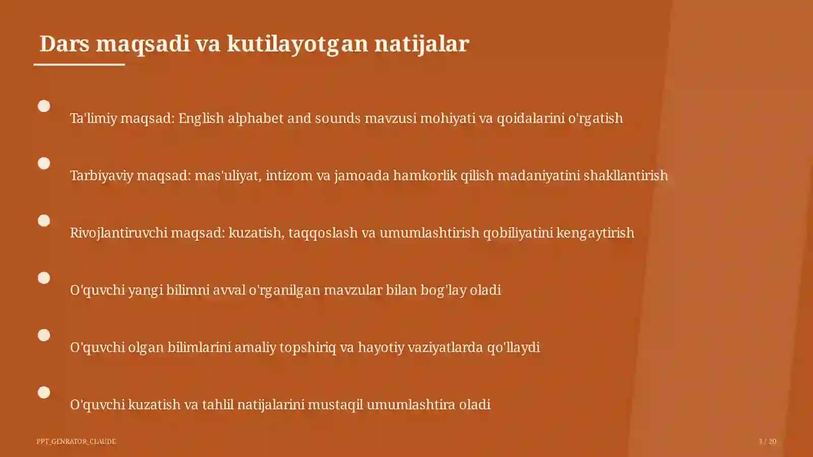 Ingliz tili (1–11) — metodik birlashma uchun 3