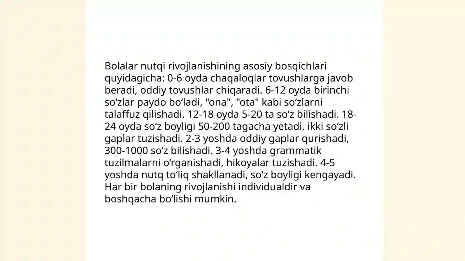 Bolalar nutqini o'stirish fanining vazifalari va predmeti 3