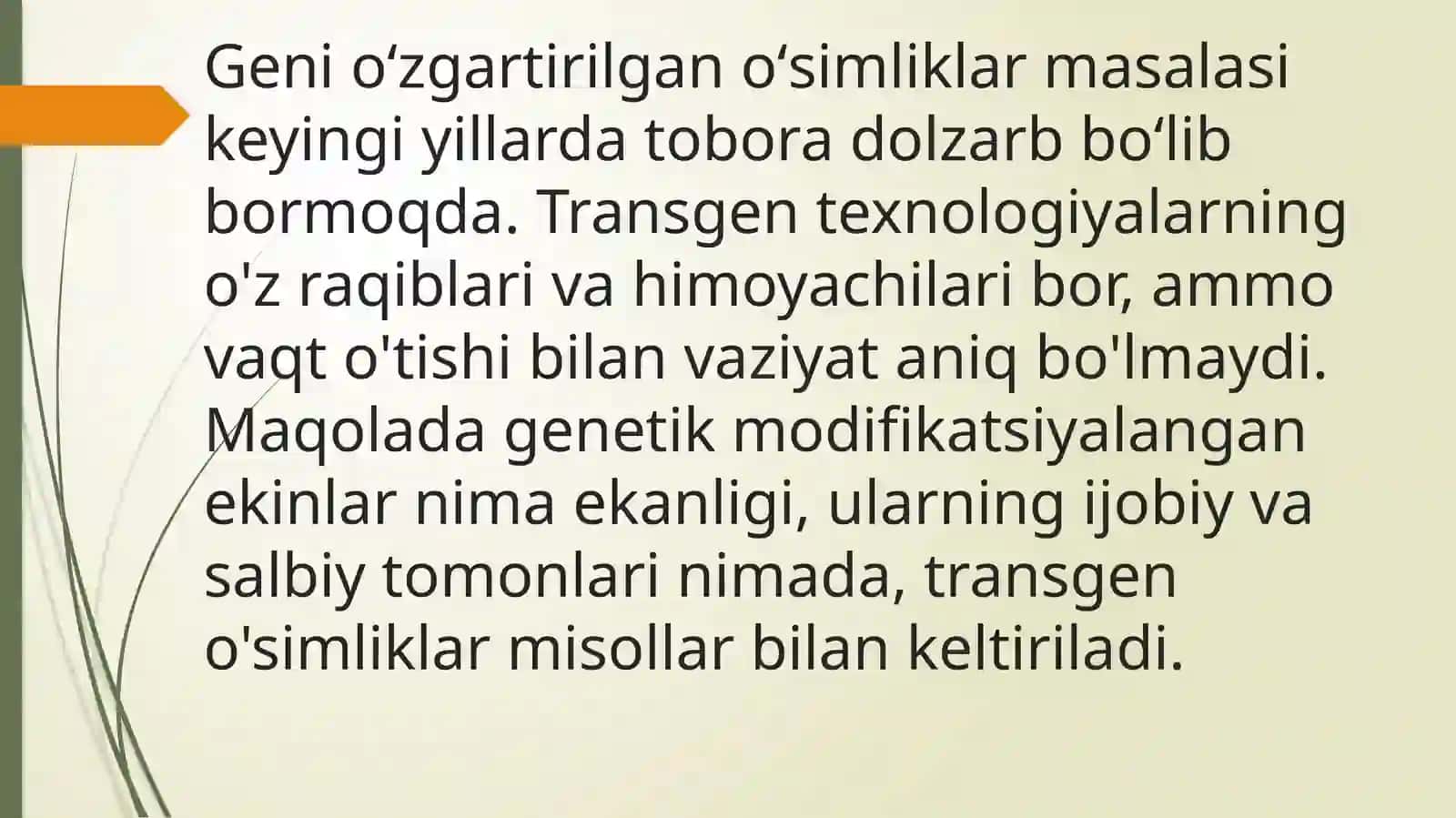 Umumiy bialogiya fanidan prezintatsiya 3
