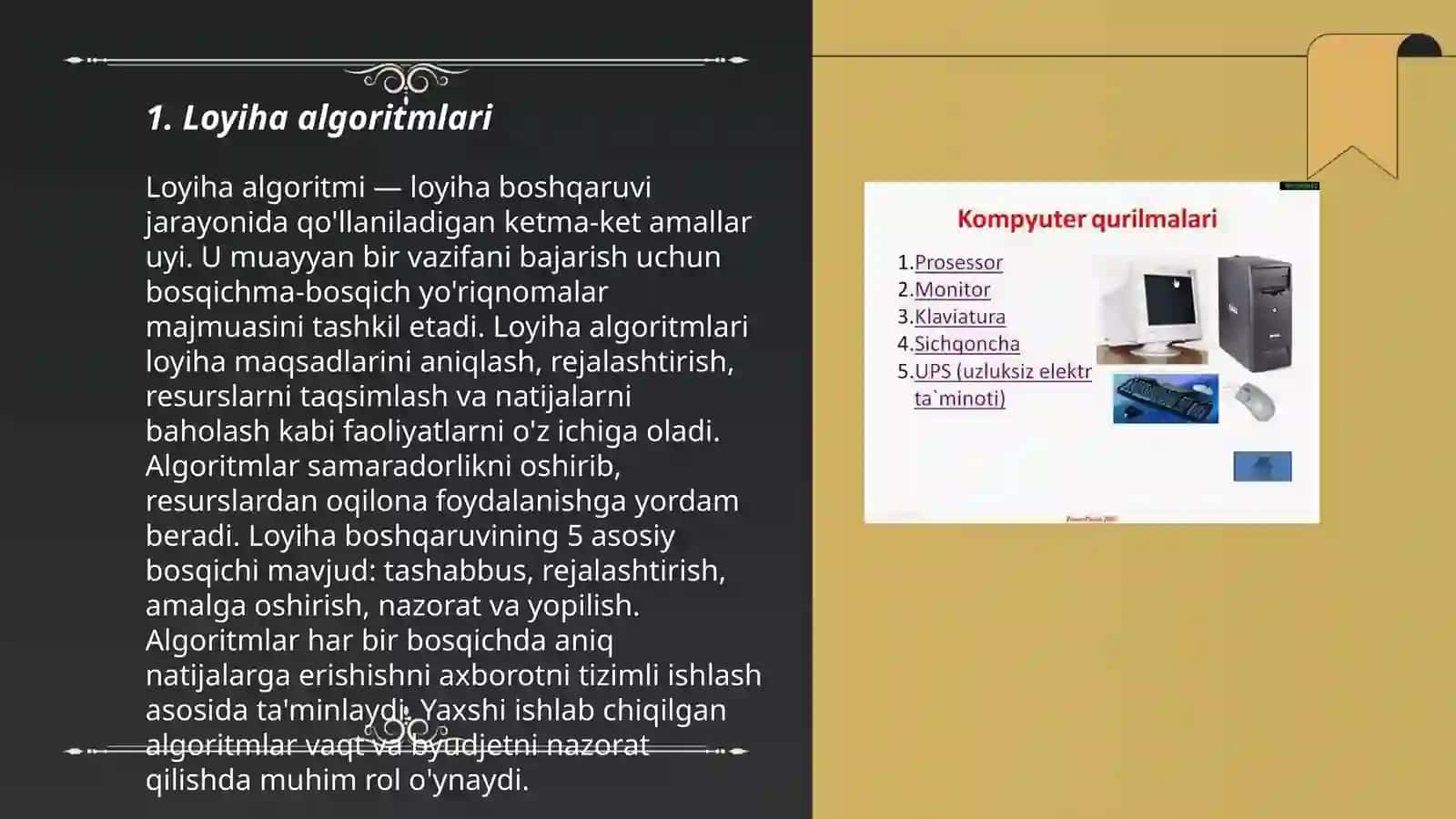 Raqamli sxemalarning asosiy komponentlari 3