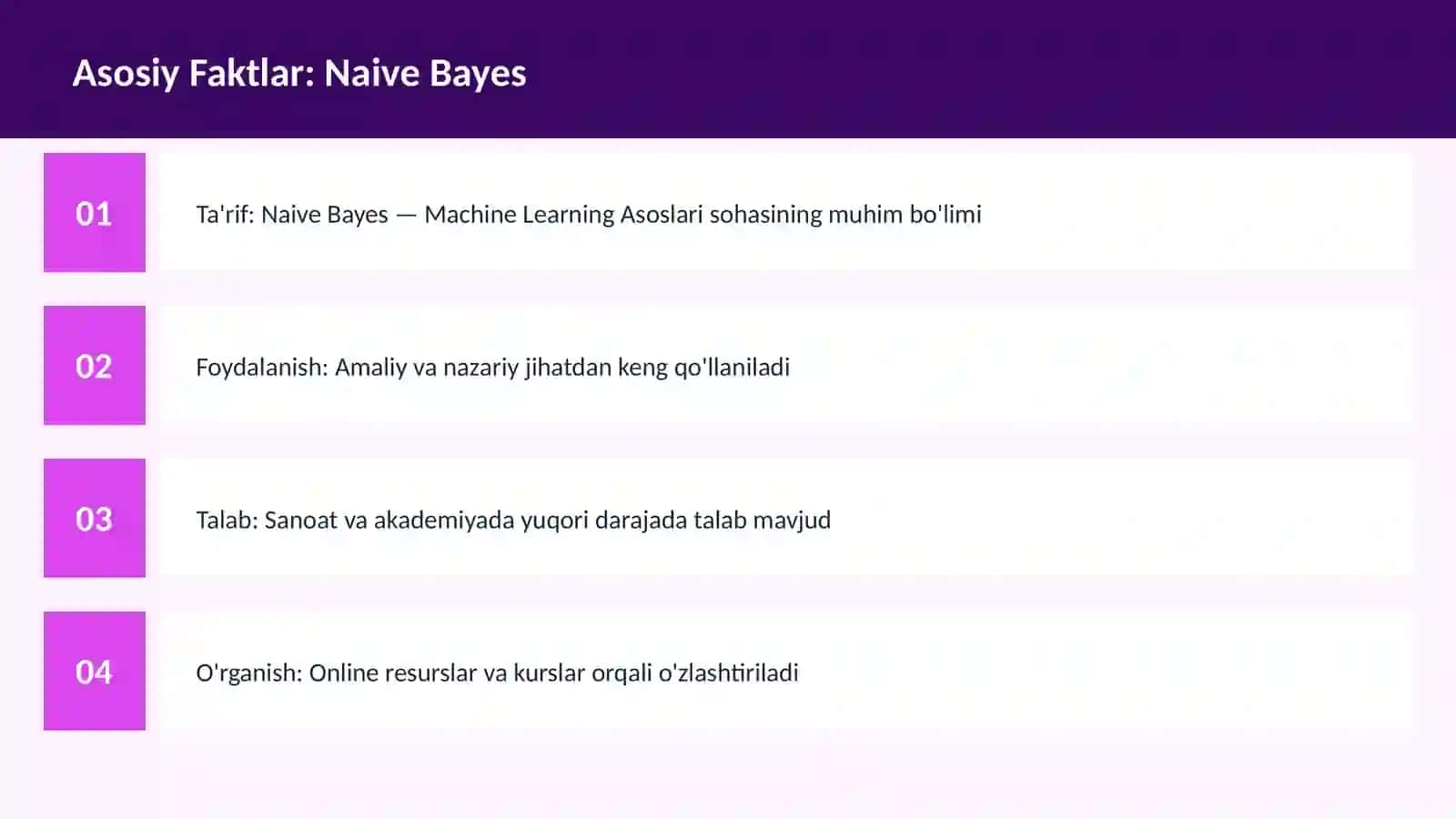 AI | MACHINE LEARNING ASOSLARI 3