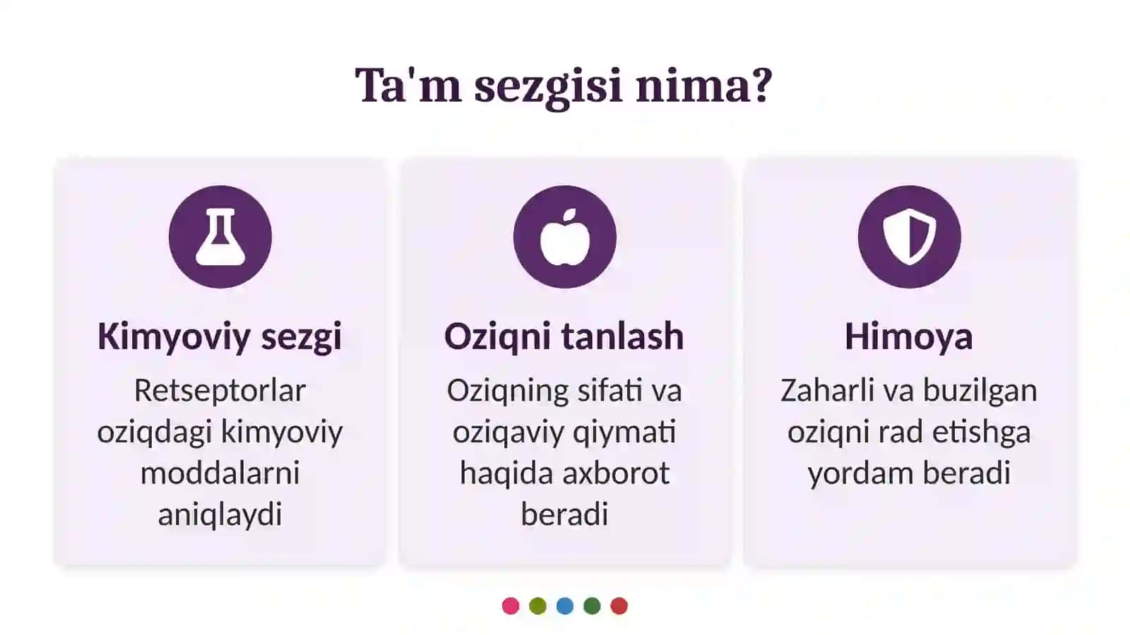 Ta’m bilishning biokimyoviy asoslari — 15 slayd 3