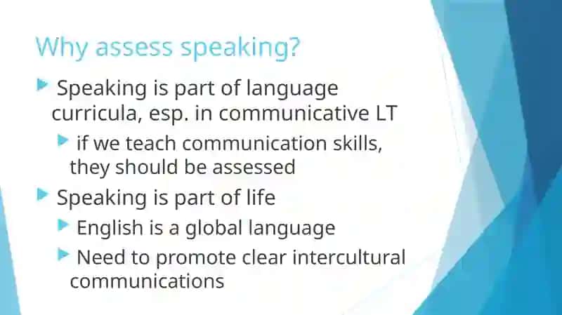 Assessing Speaking 3