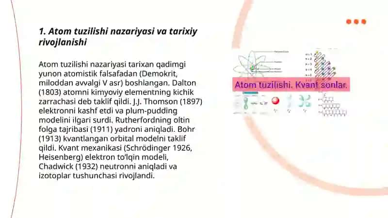 Atom tuzilishi 3