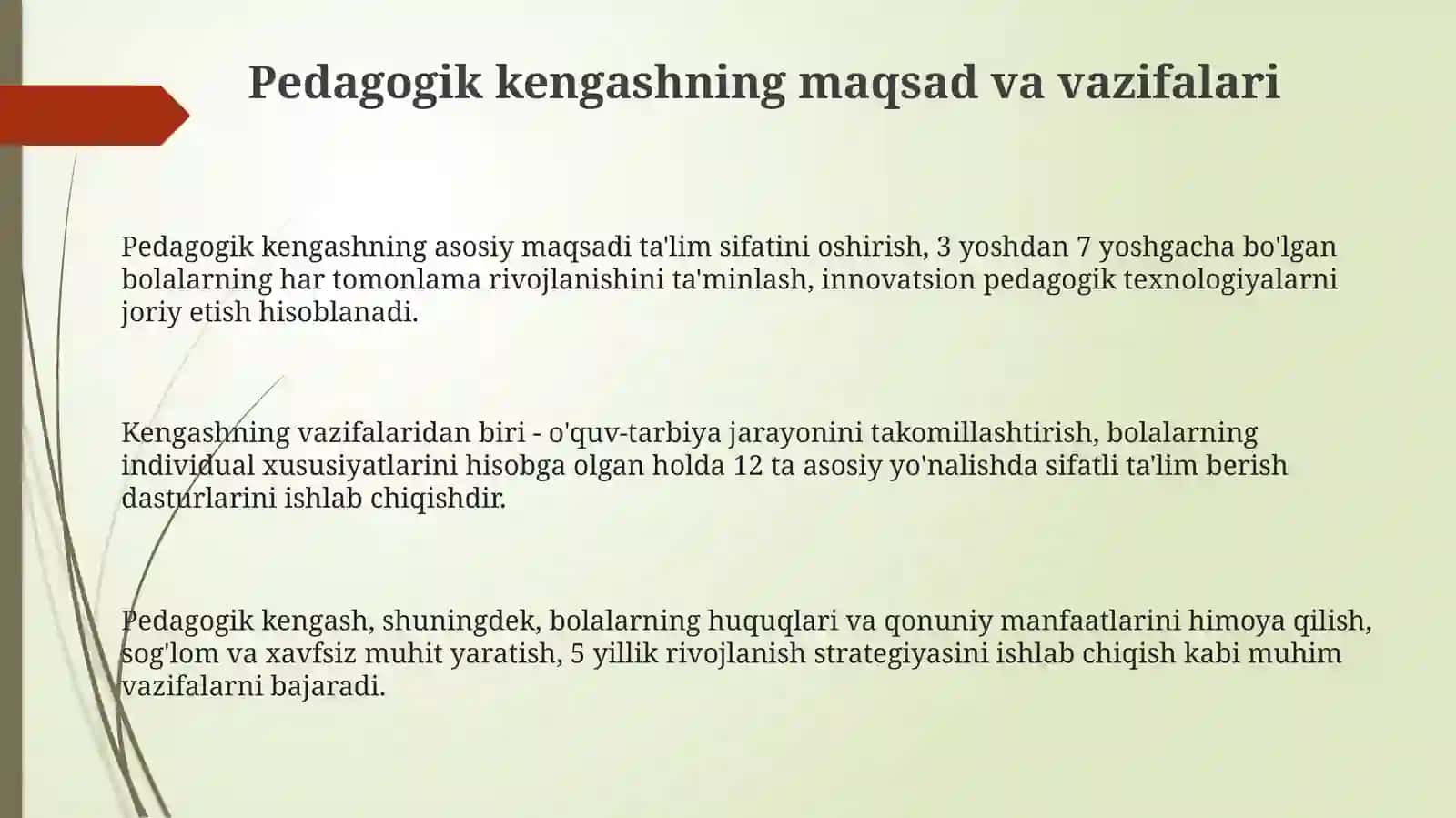 Maktabgacha ta’lim tashkilotlarda pedagogik kengash loyixasini tayyorlash 3