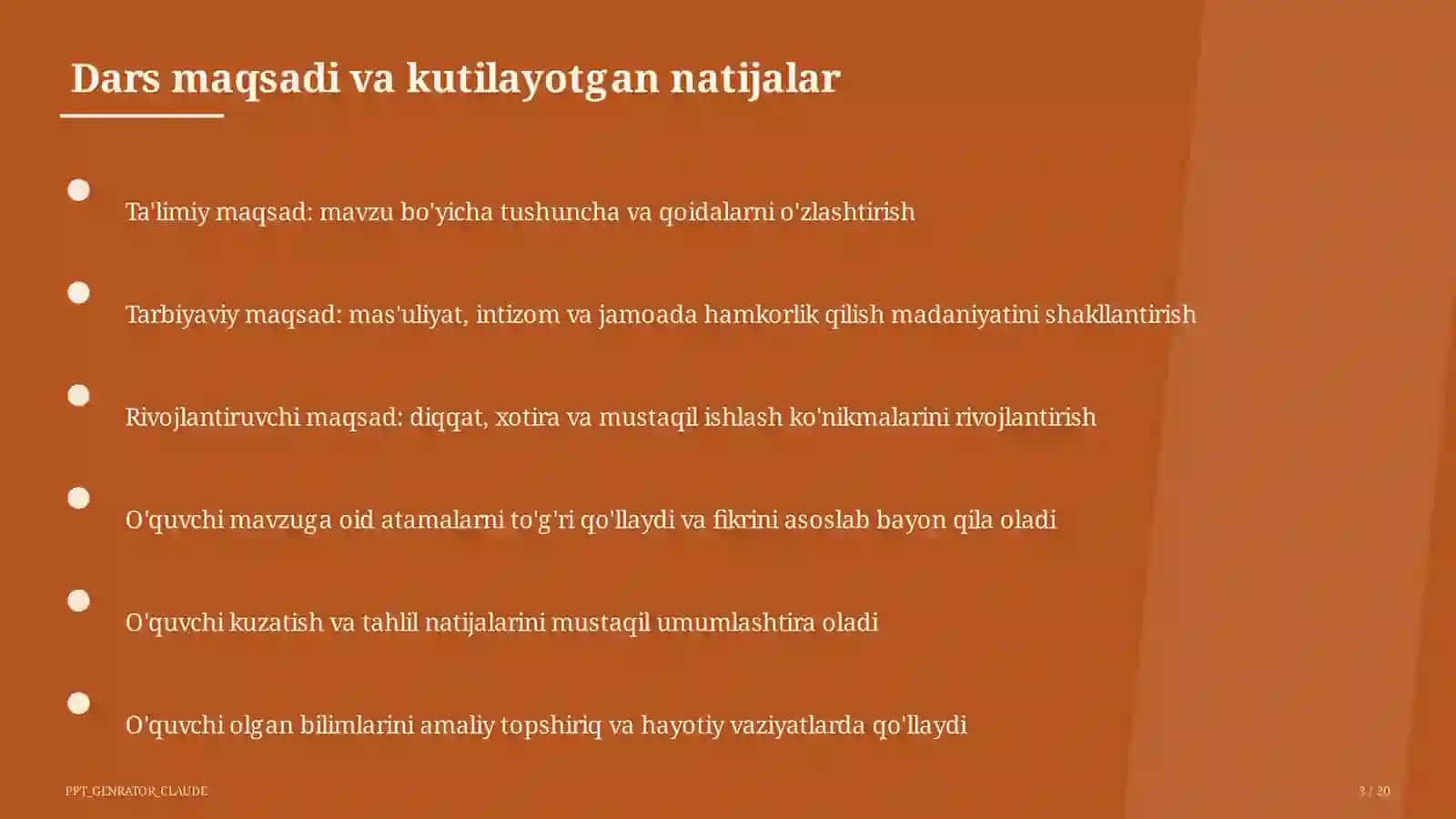 Ona tili va o'qish (1–4) — ochiq dars uchun 3