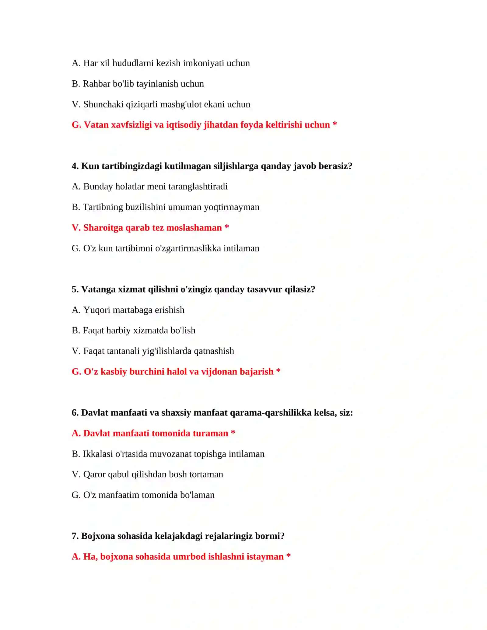 PSIXOLOGIK TAYYORGARLIK BOJXONA TESTLARI 3