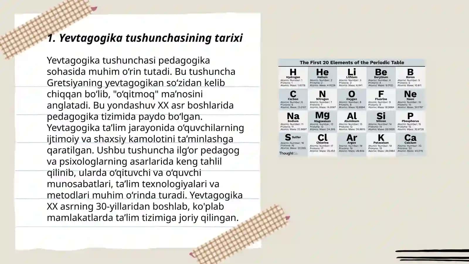 Yevtagogika tushunchasining paydo boʻlishi 3
