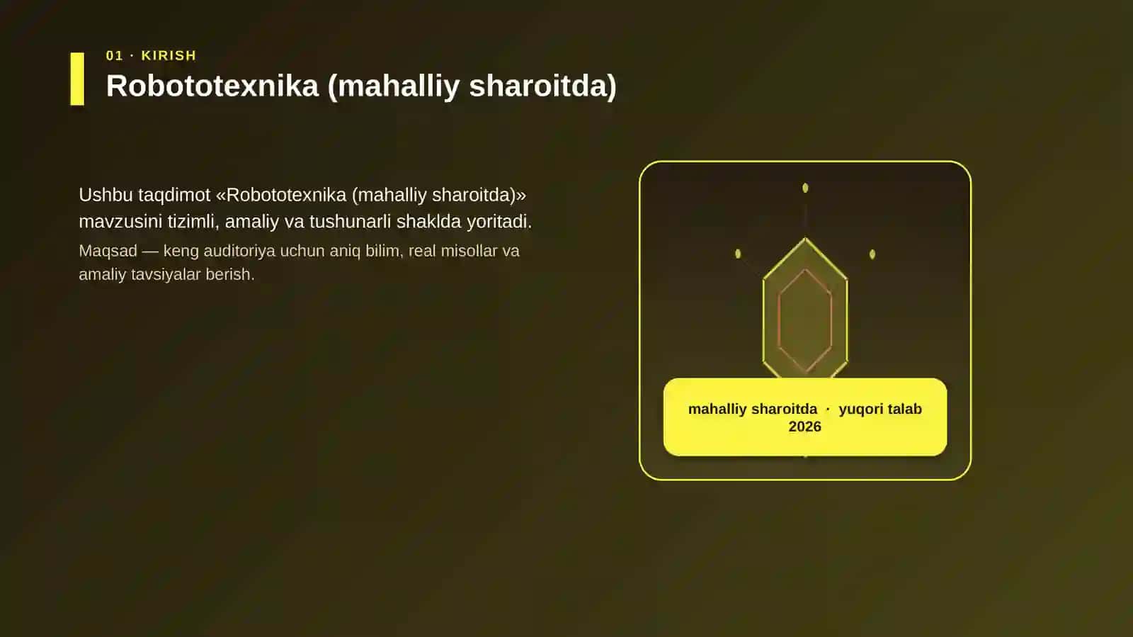 Robototexnika (mahalliy sharoitda) 3