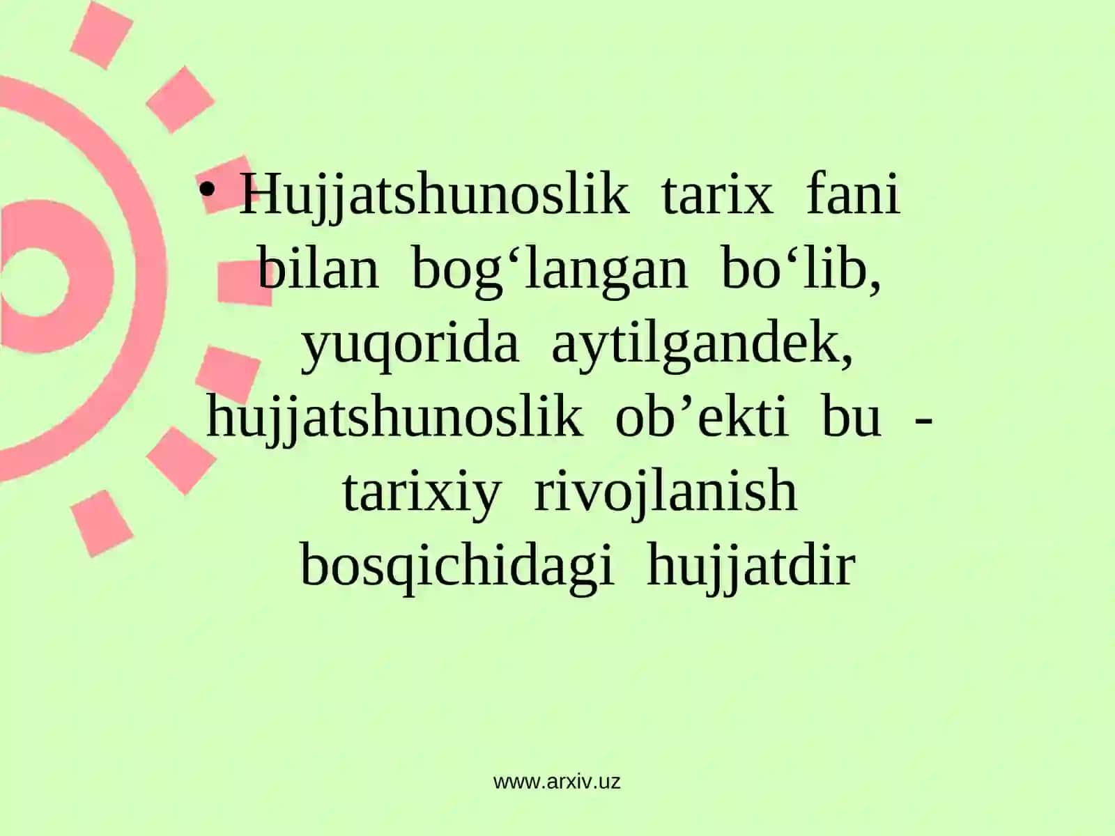 Hujjatshunoslik 3