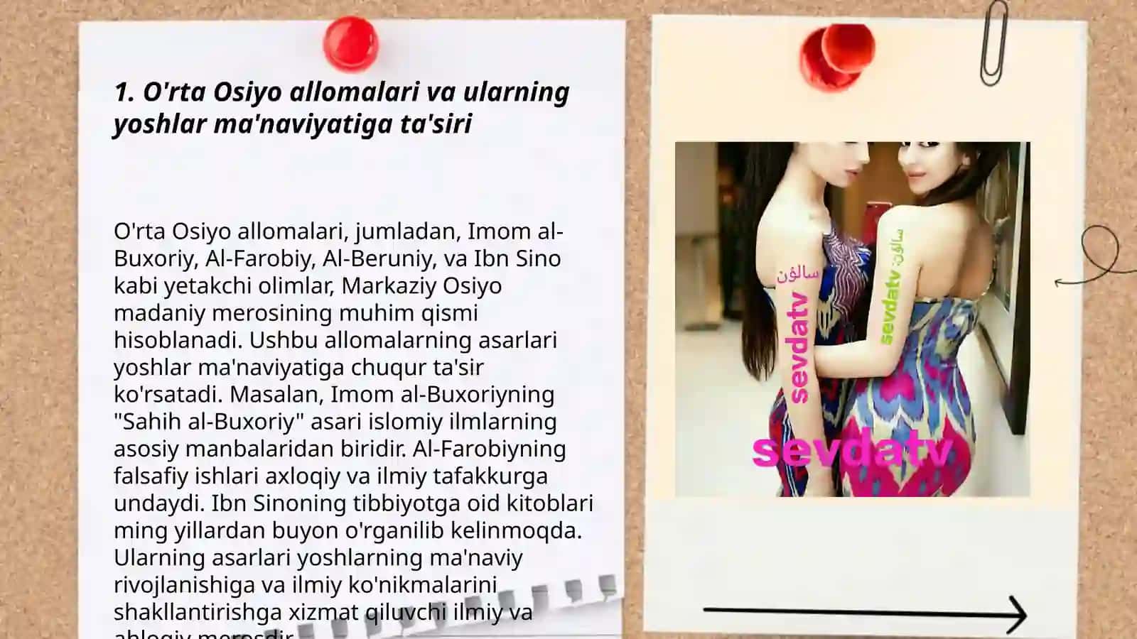 O'rta Osiyo allomalari ilmiy merosining yoshlarni tarbiyalashda o'rni 3
