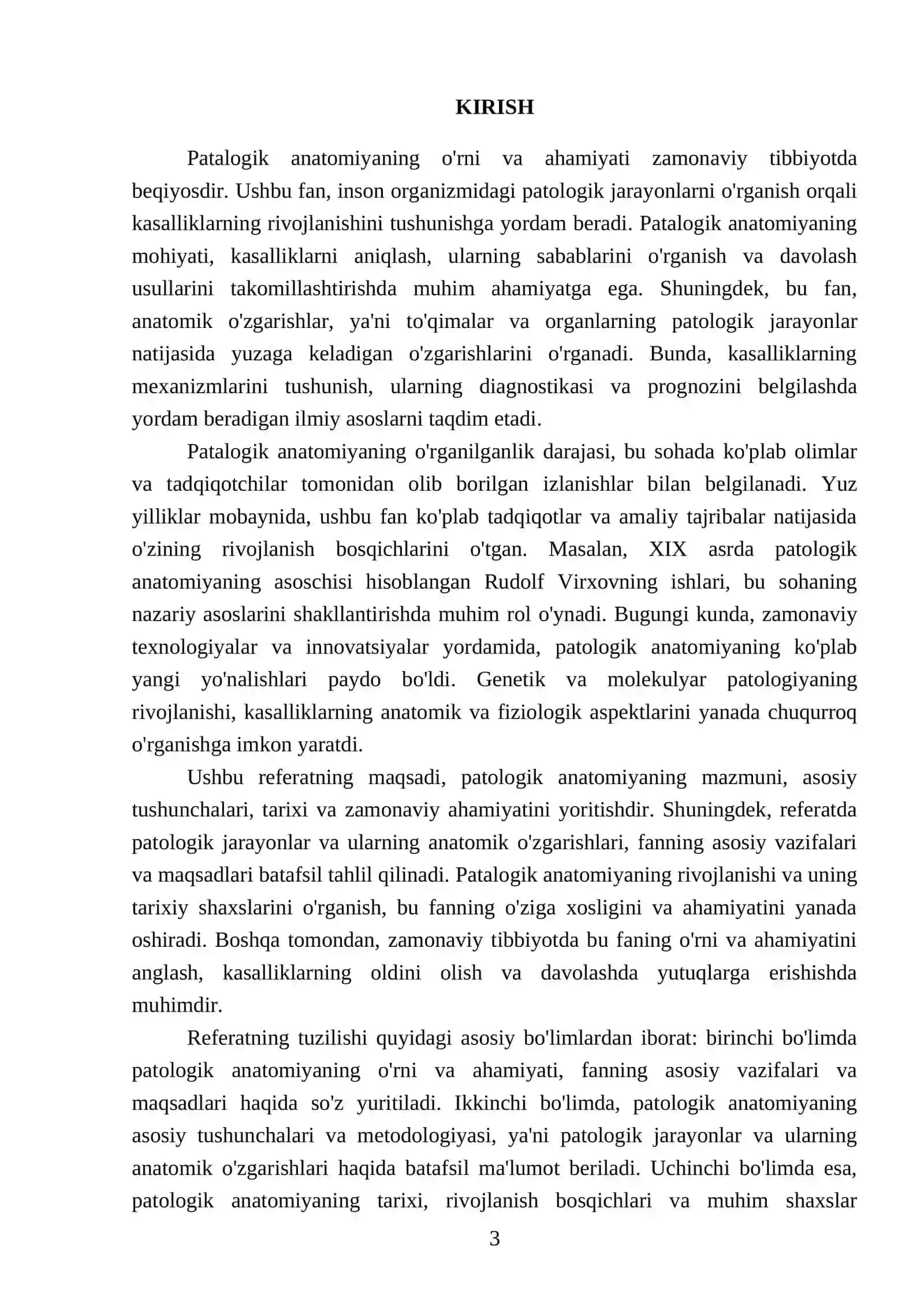 Patalogik anatomiyq fani, mazmuni, maqsadi, vazifasi, tarixi… 3