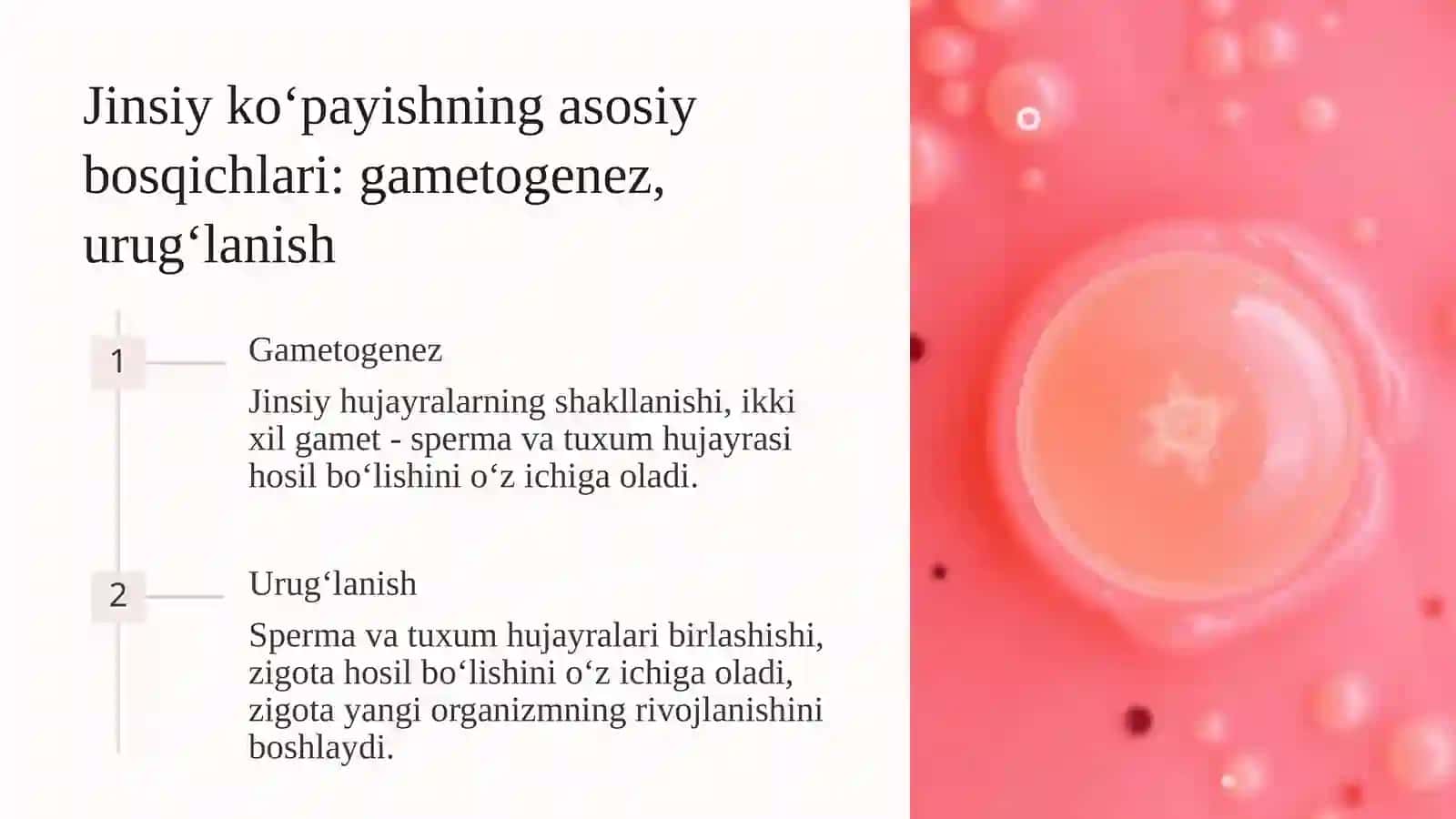 Jinsiy koʻpayishning mohiyati va afzalliklari 3