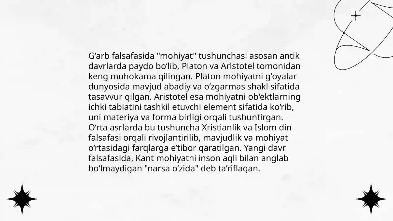 Falsafaning mohiyatiga Oid Gʻarb va Sharq mutafakkirlarning tariflari 3