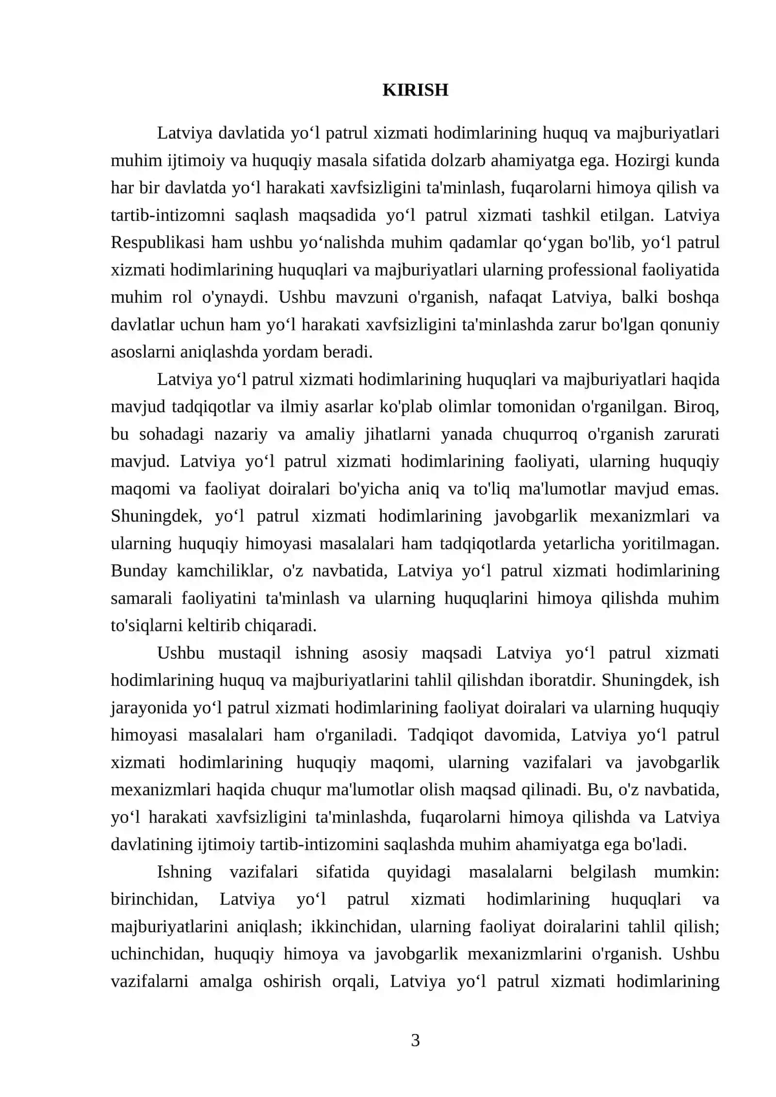 Yoʻl patrul xizmati hodimini huquq va majburiyatlari 3