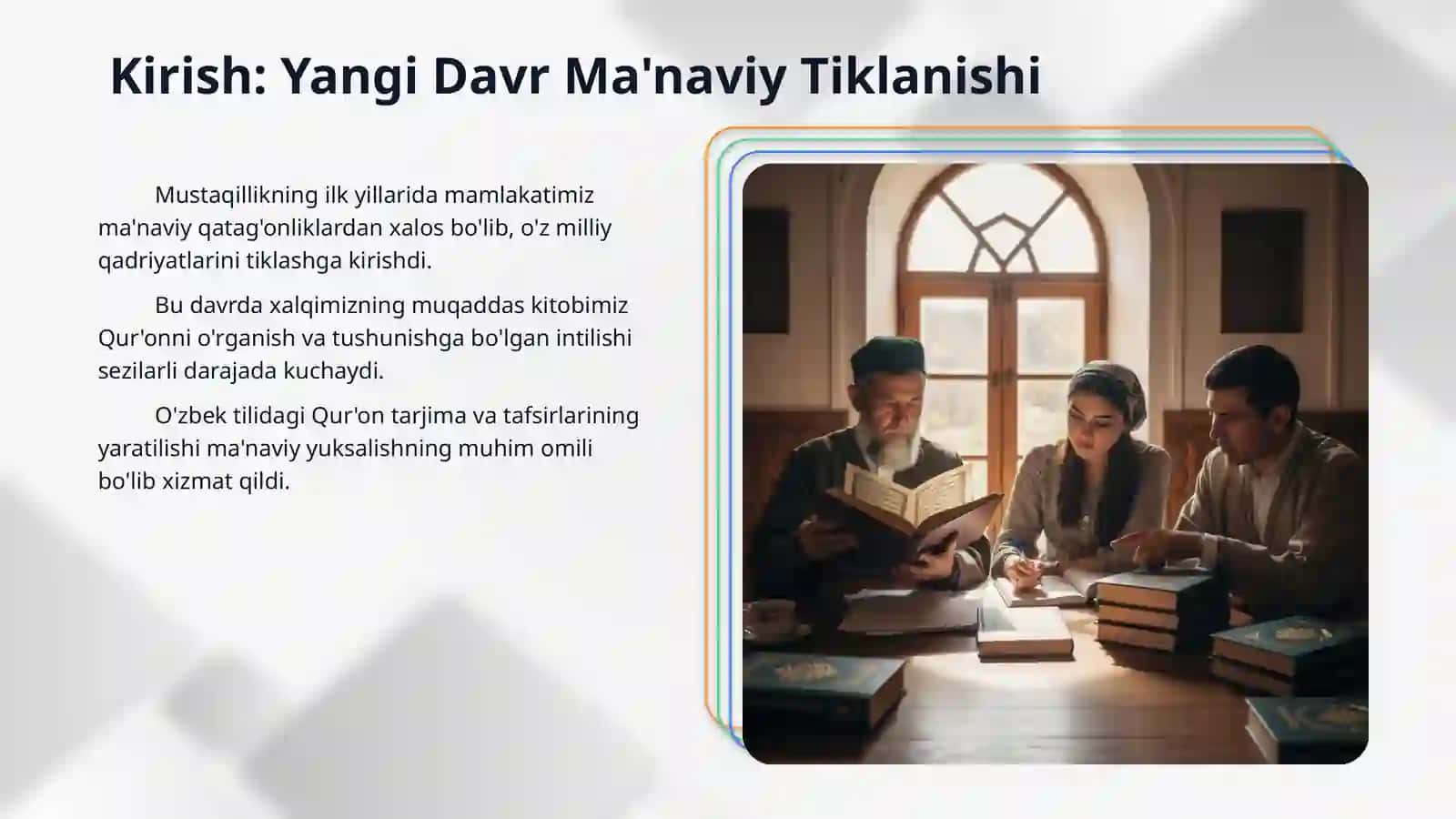Mustaqillik yillarida Qur'onning o'zbek tiliga tarjima qilinishi va tafsirlari 3