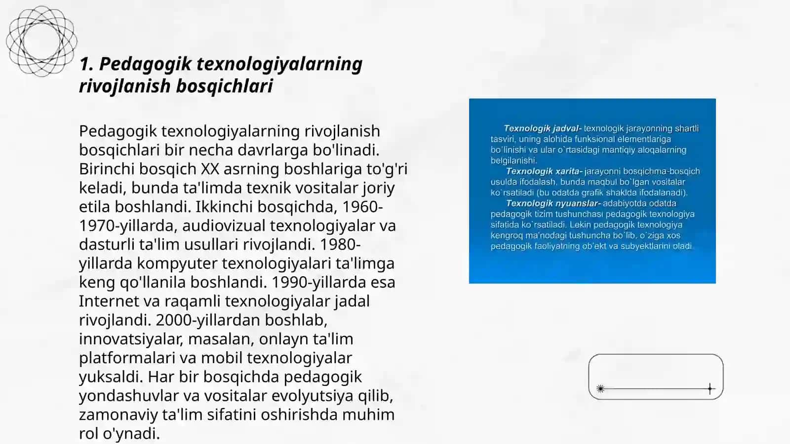 Pedagogik texnologiyaning kelib chiqish tarixi 3