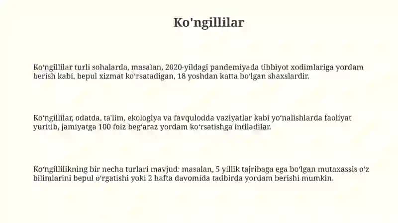Komakchilarning turlari 3