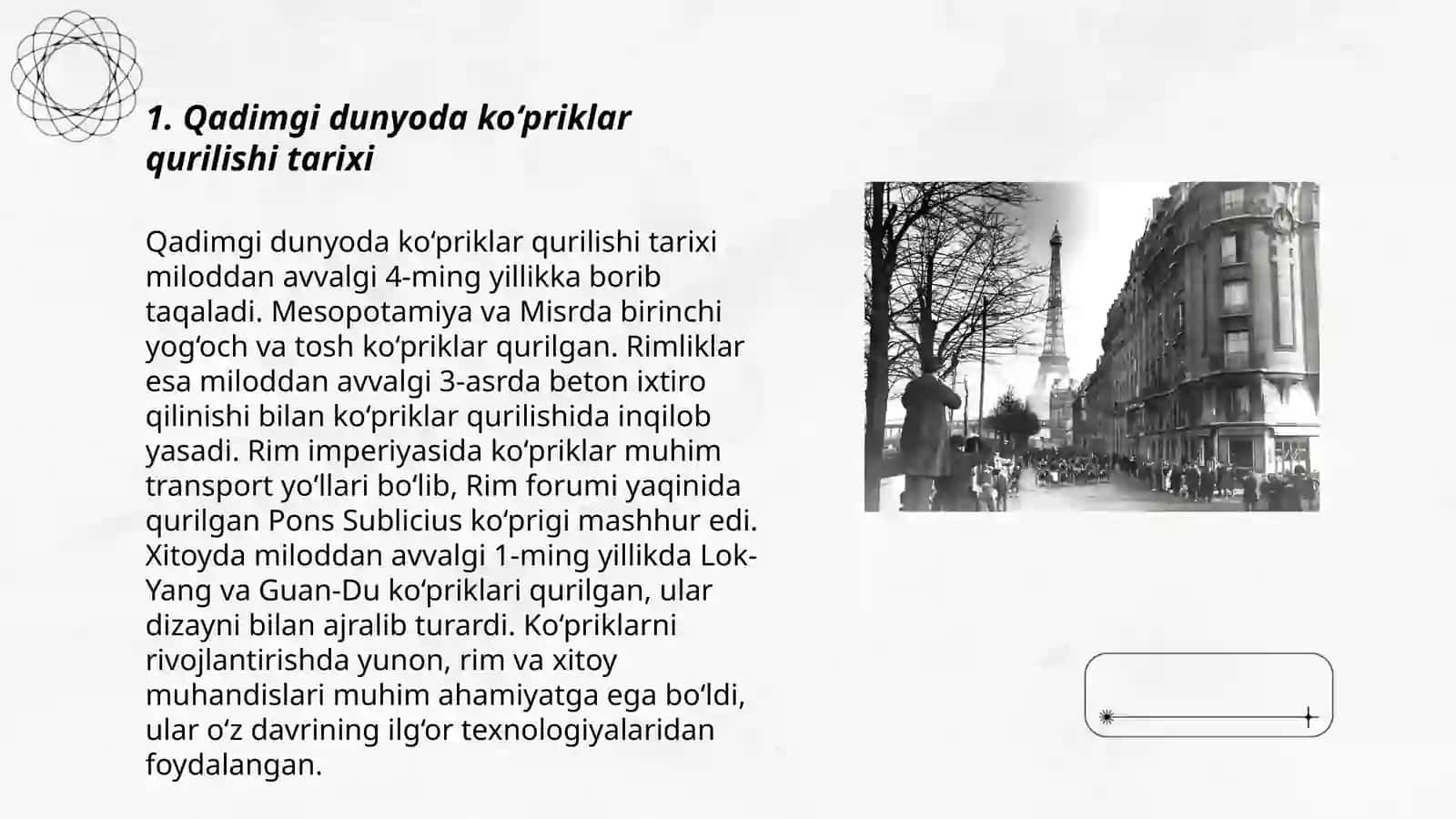 Qadimgi dunyoda ko‘priklar qurilishi tarixi 3