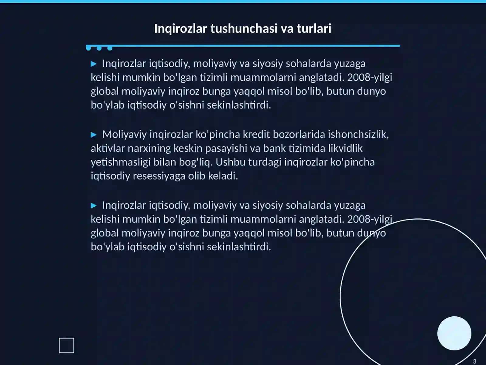 Inqirozga qarshi moliyaviy boshqaruvni tashkil etish 3