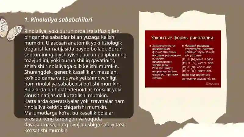 Rinolaliya turlari 3