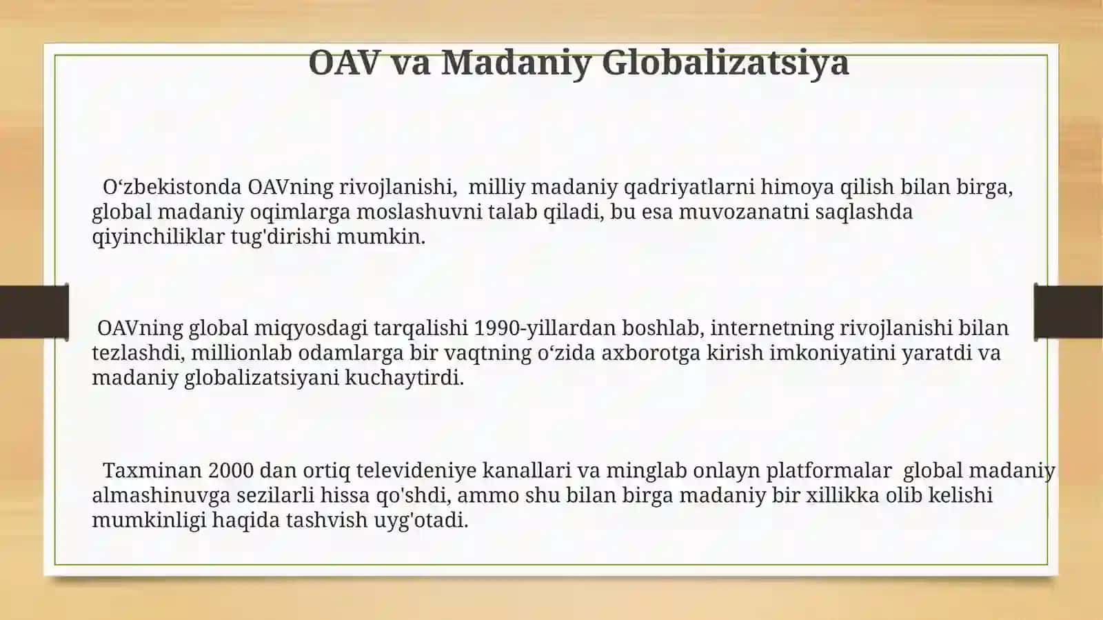 Media madaniyat va innovatsion tarixi 3