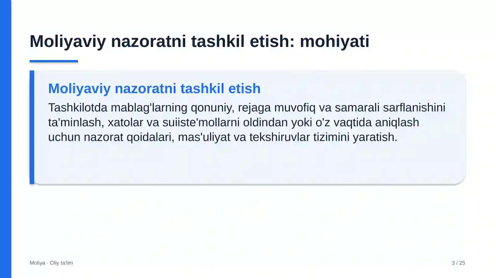 aksiyadorlik jamiyatlarida moliyaviy nazoratni tashkil etish 3140 3