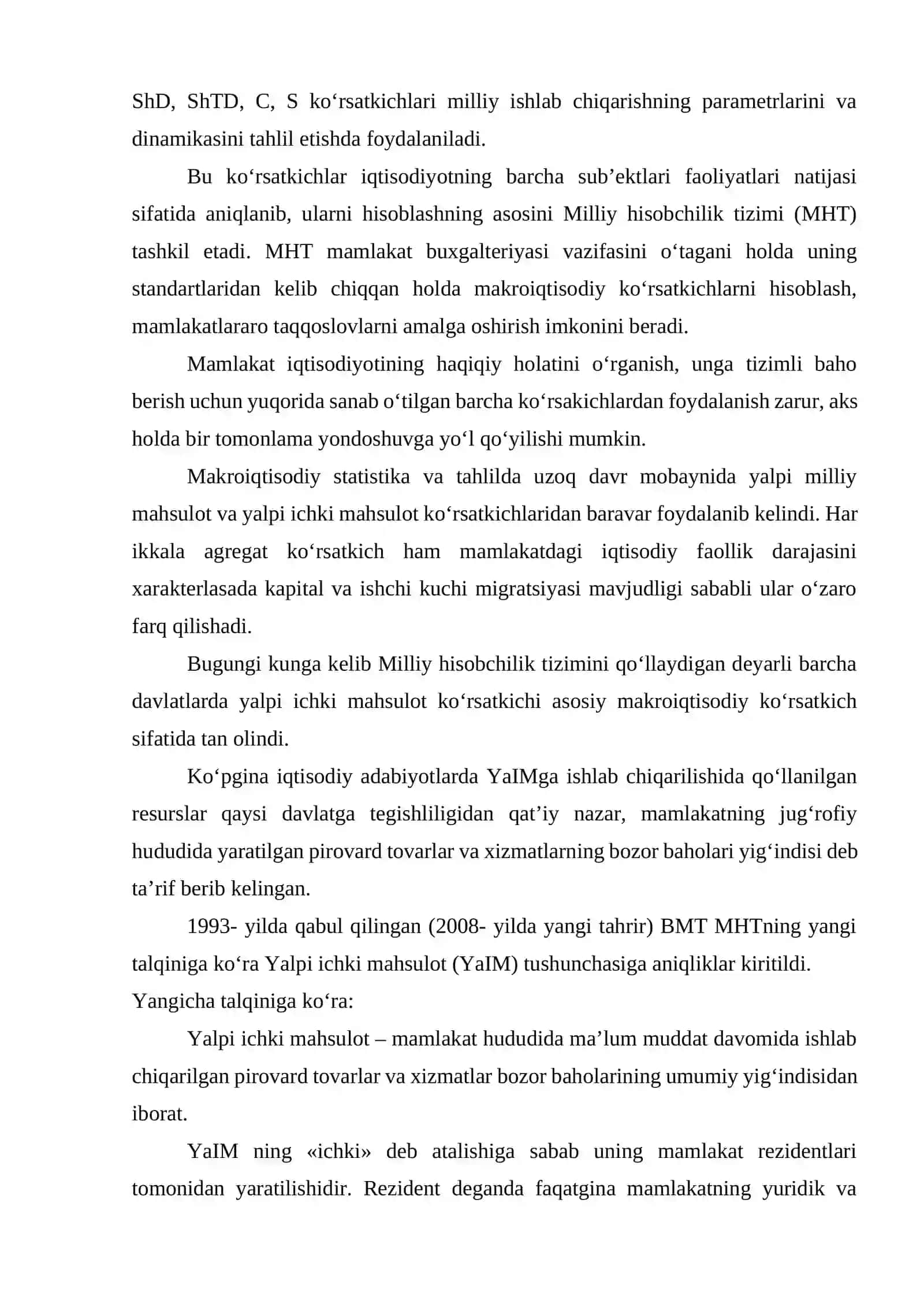 O’ZBEKISTON RESPUBLIKASINING YAIMNING TARKIBIDAGI O’ZGARISHLAR TAHLILI 3
