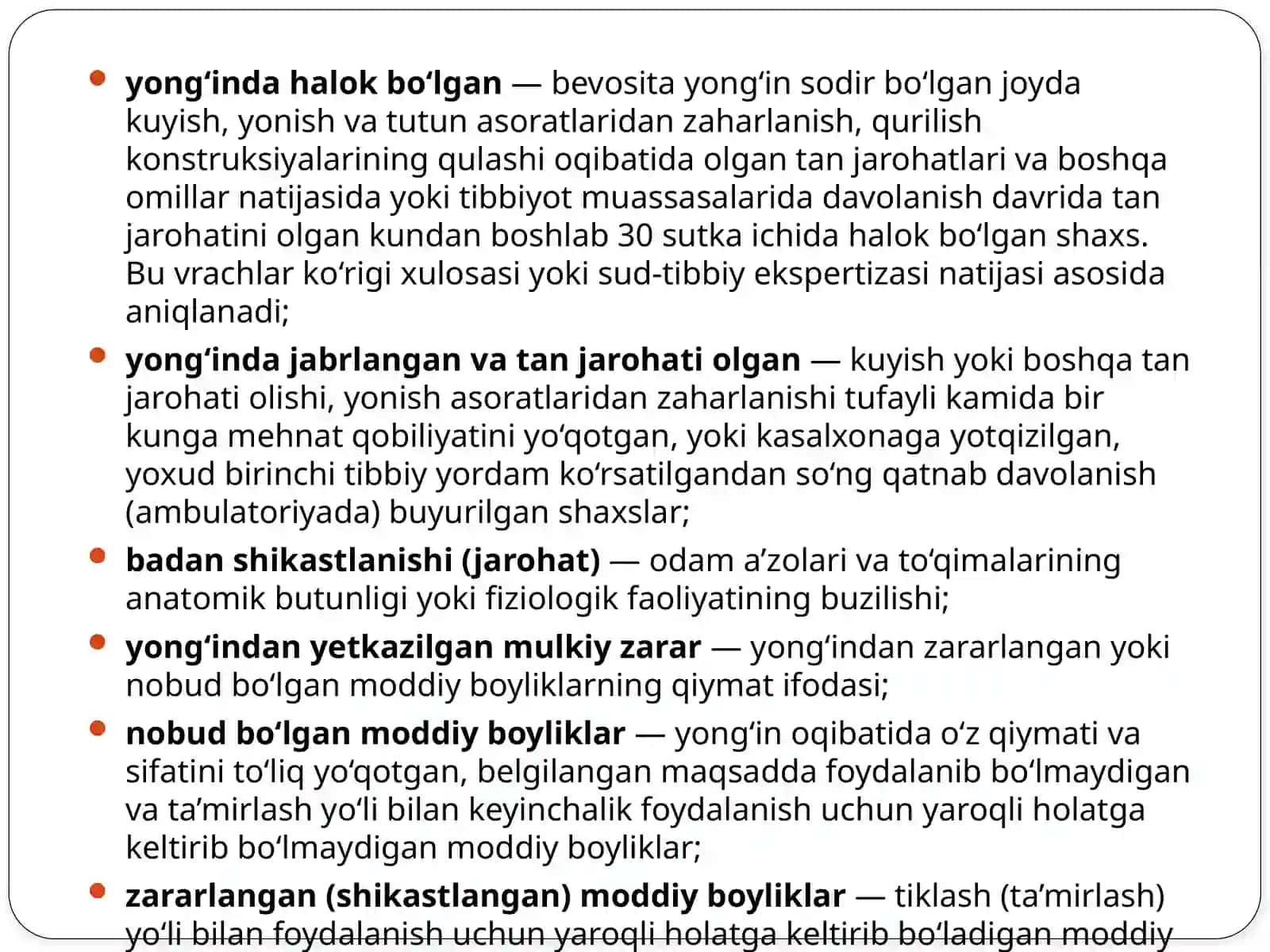 JUMAYEV NO’MONJON:RESPUBLIKA BO’YICHAYONG’INLAR SODIR BO’LISHI VA ULARDA KO’RILADIGAN ZARARLAR STATISTIKASI 3