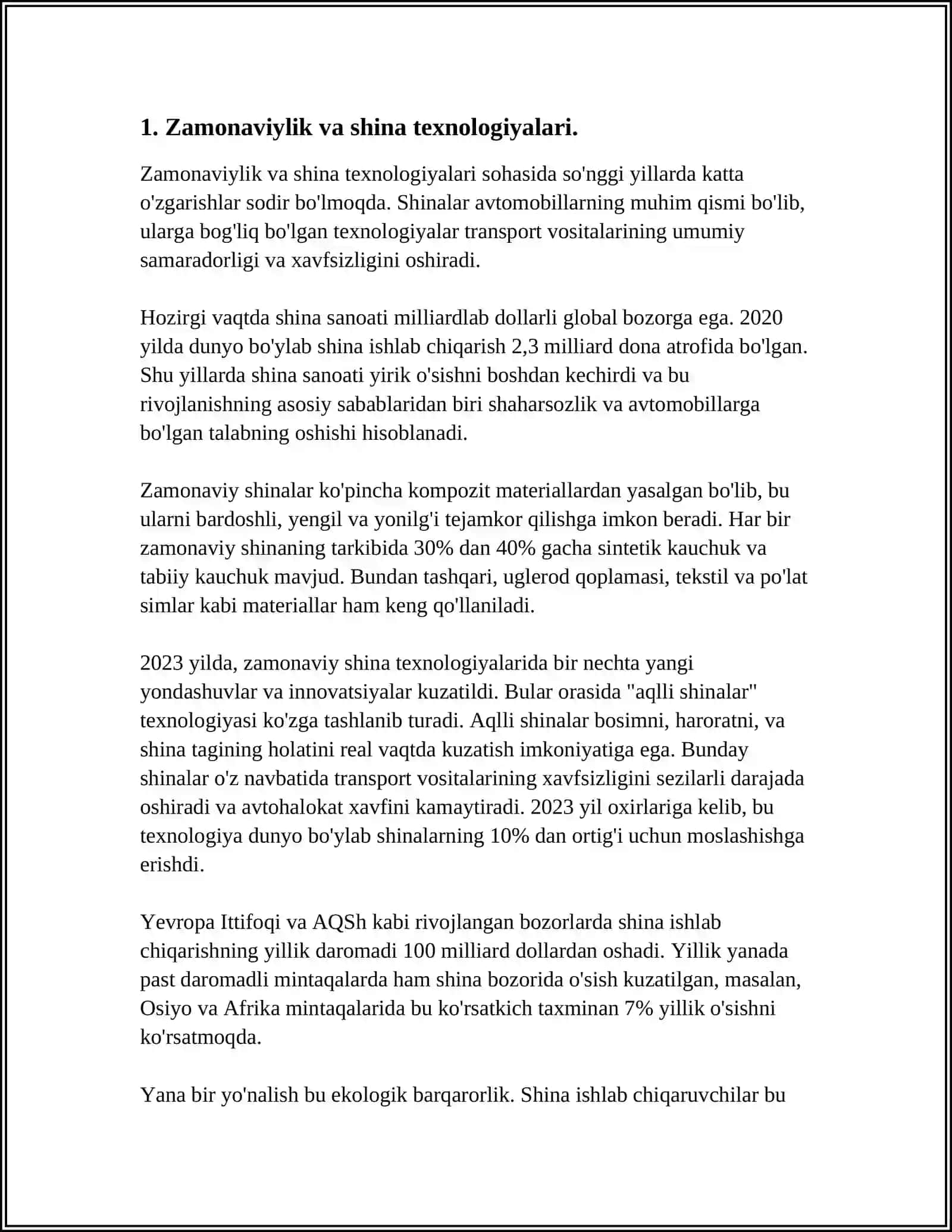 ZAMONAVIY SHINALARNING XUSUSIYATLARI. HIPPI, HIGH PERFORMANCE PARALLEL INTERFACE MISOLIDA 3