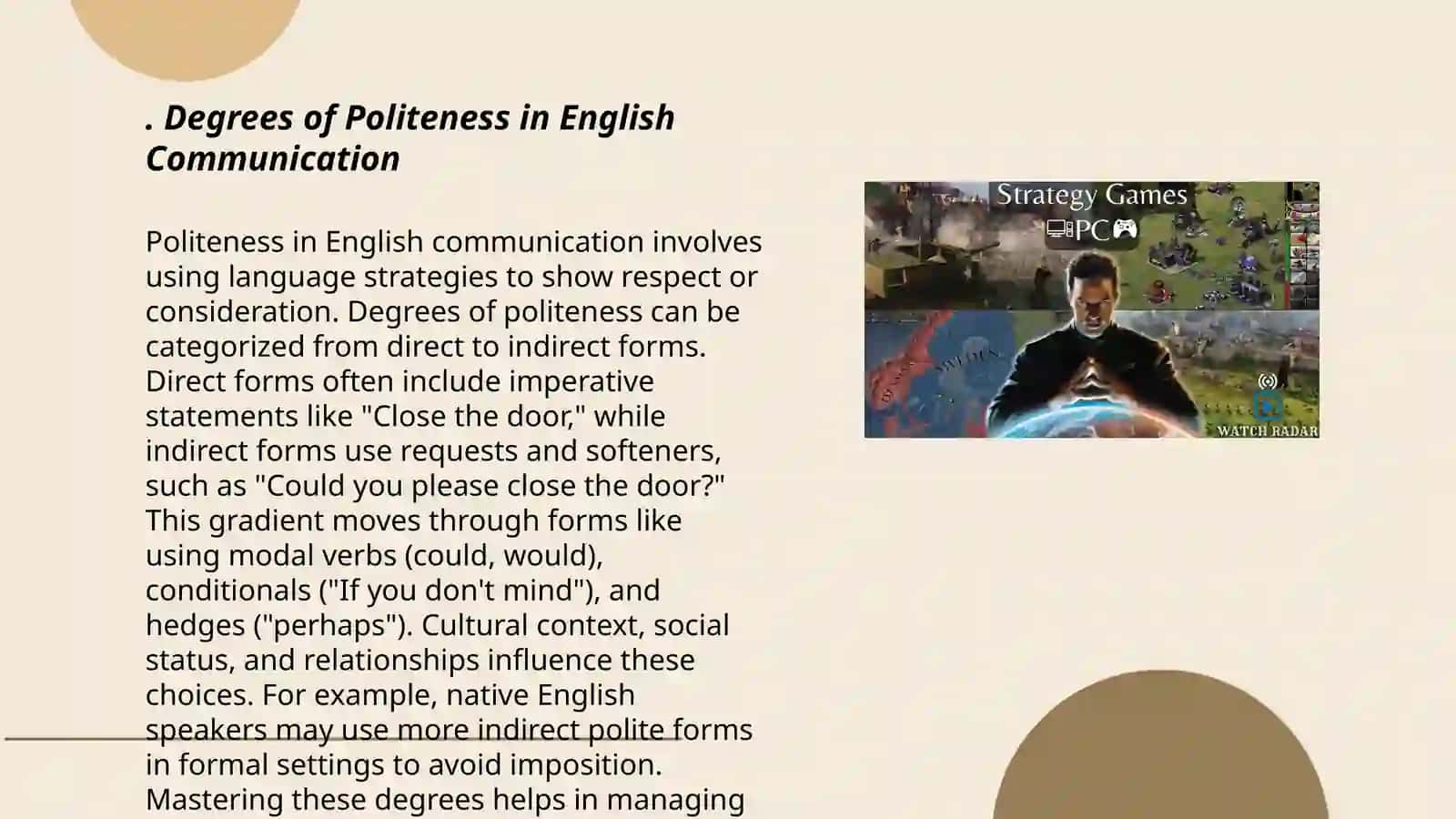 Politeness, Hesitation, and Pragmatic Strategies 3