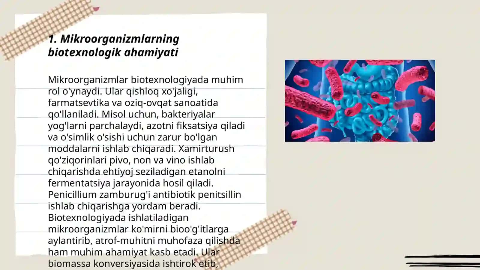 Mikroorganizmlar biotexnologiyasi 3