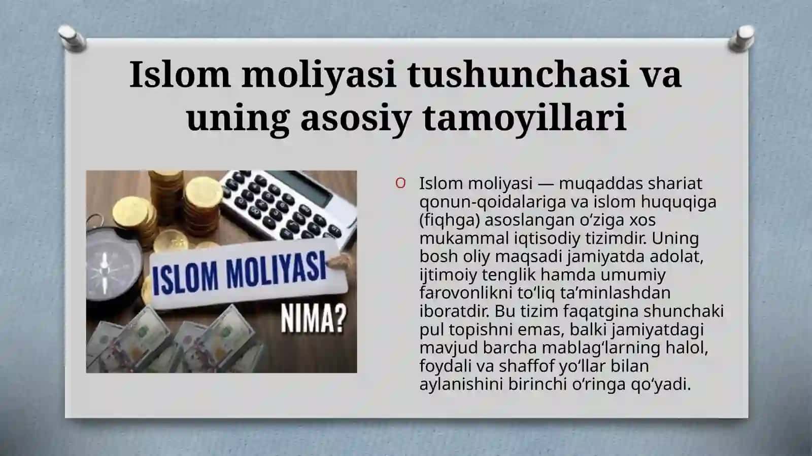 Islom moliyasiga kirish 3
