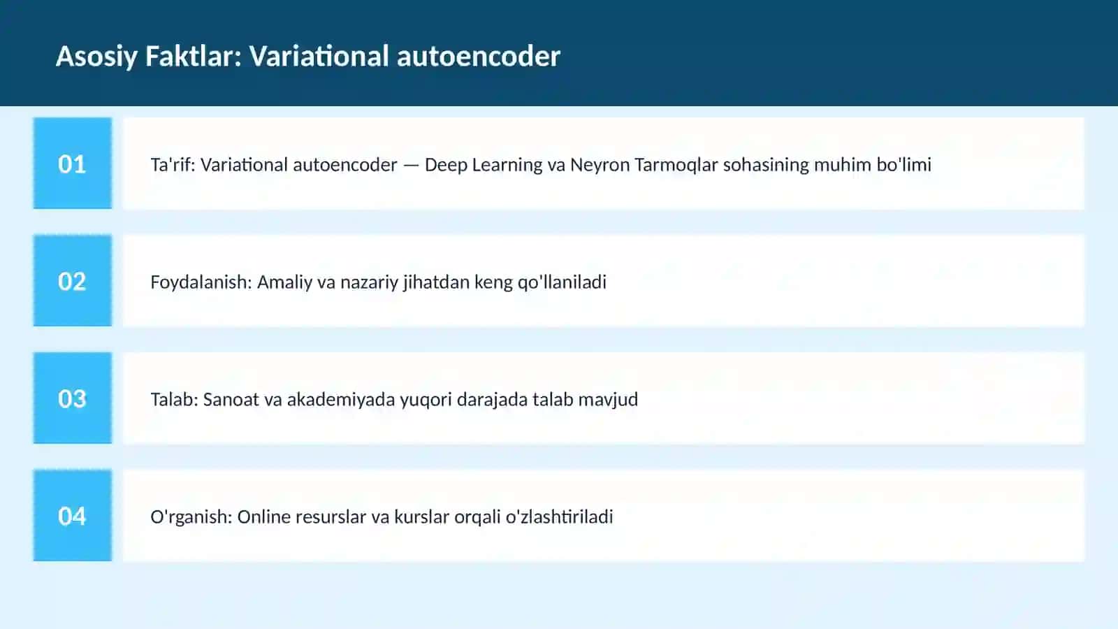 Variational autoencoder 3