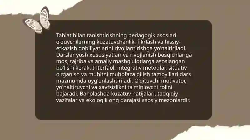 Tabiat bilan tanishtirish metodlari haqida tushuncha 3