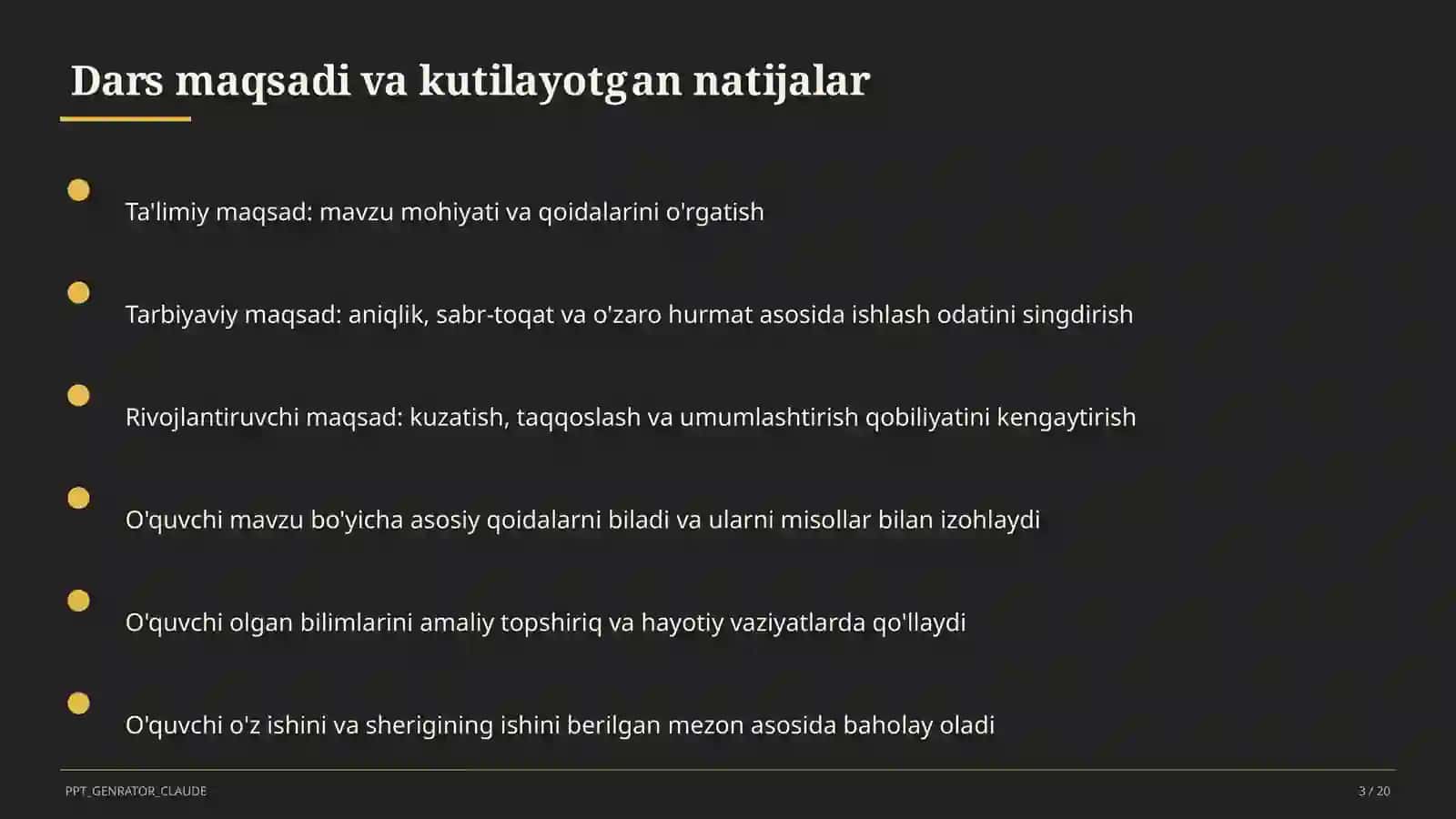 Huquq va iqtisodiyot asoslari (9–11) — o'qituvchilar uchun 3