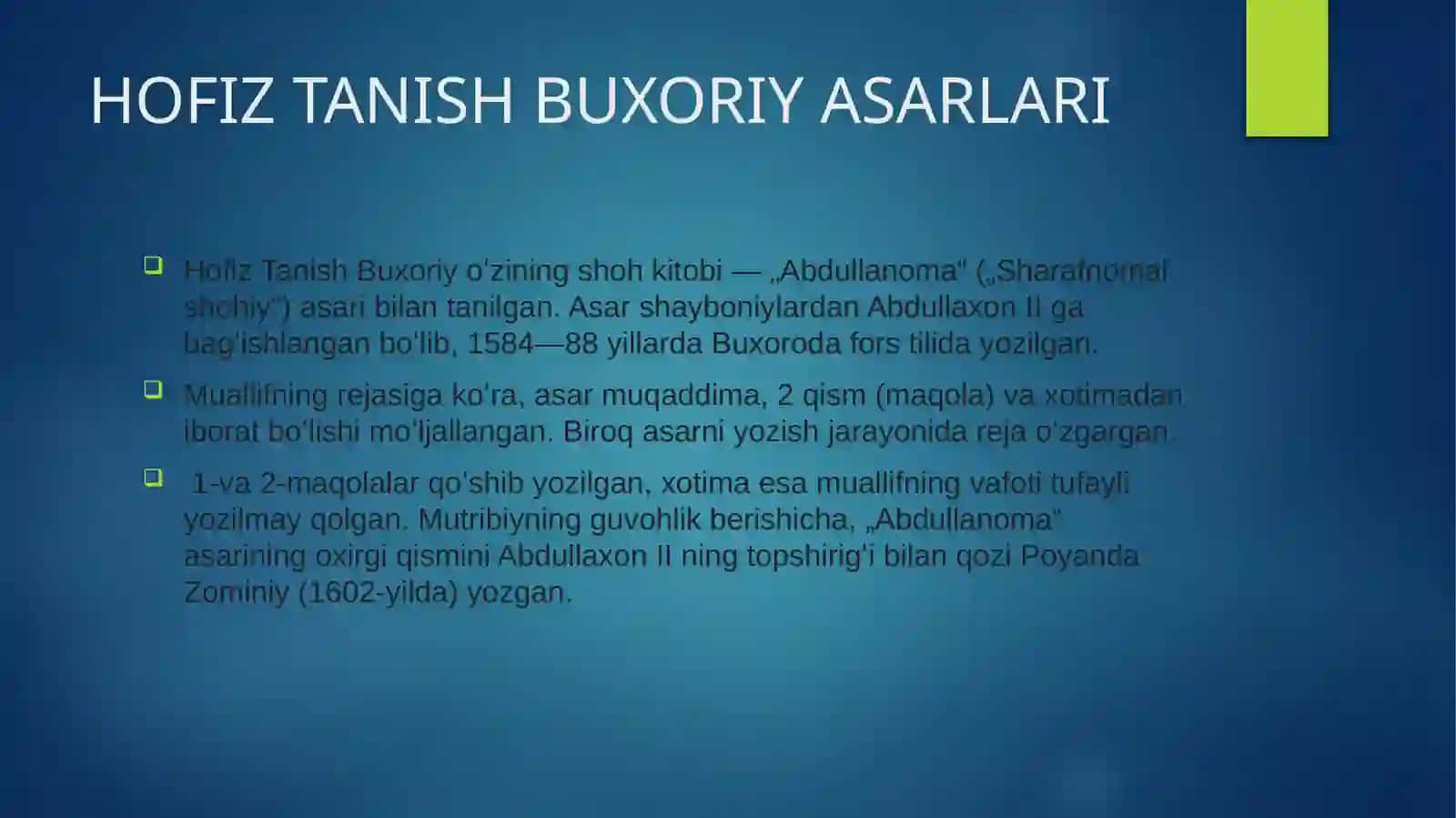 Hofiz Tanish Buxoriy 3