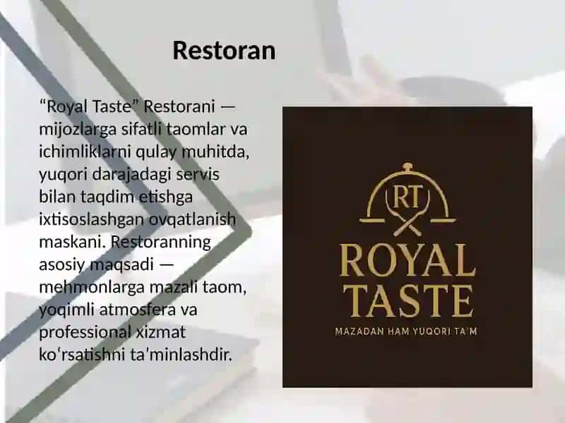 “Royal Taste” Restorani 3