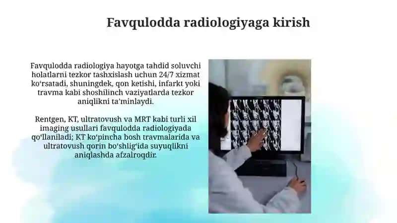 Shoshilinch holatlar nur tashxisi 3