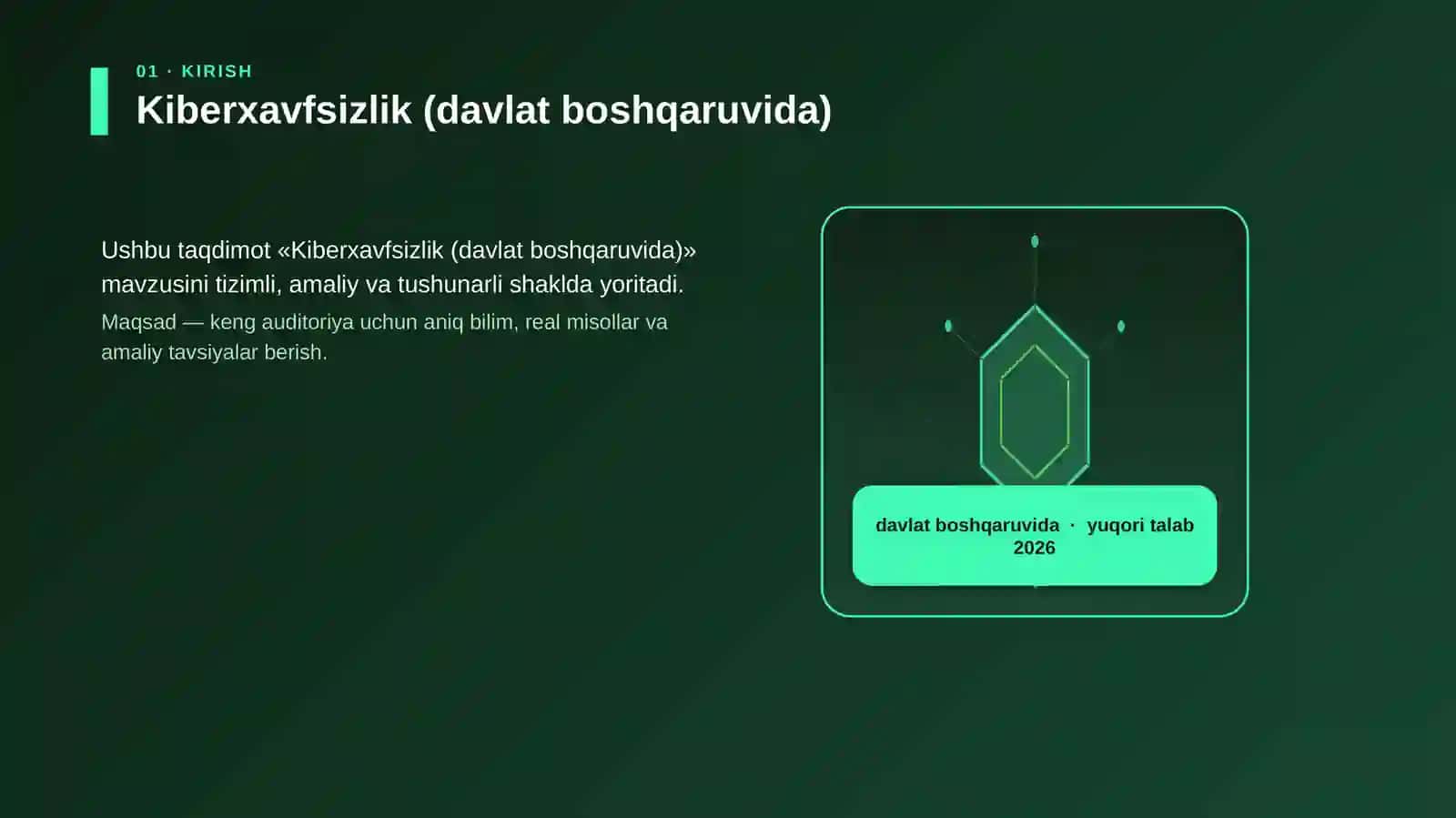 Kiberxavfsizlik (davlat boshqaruvida) 3