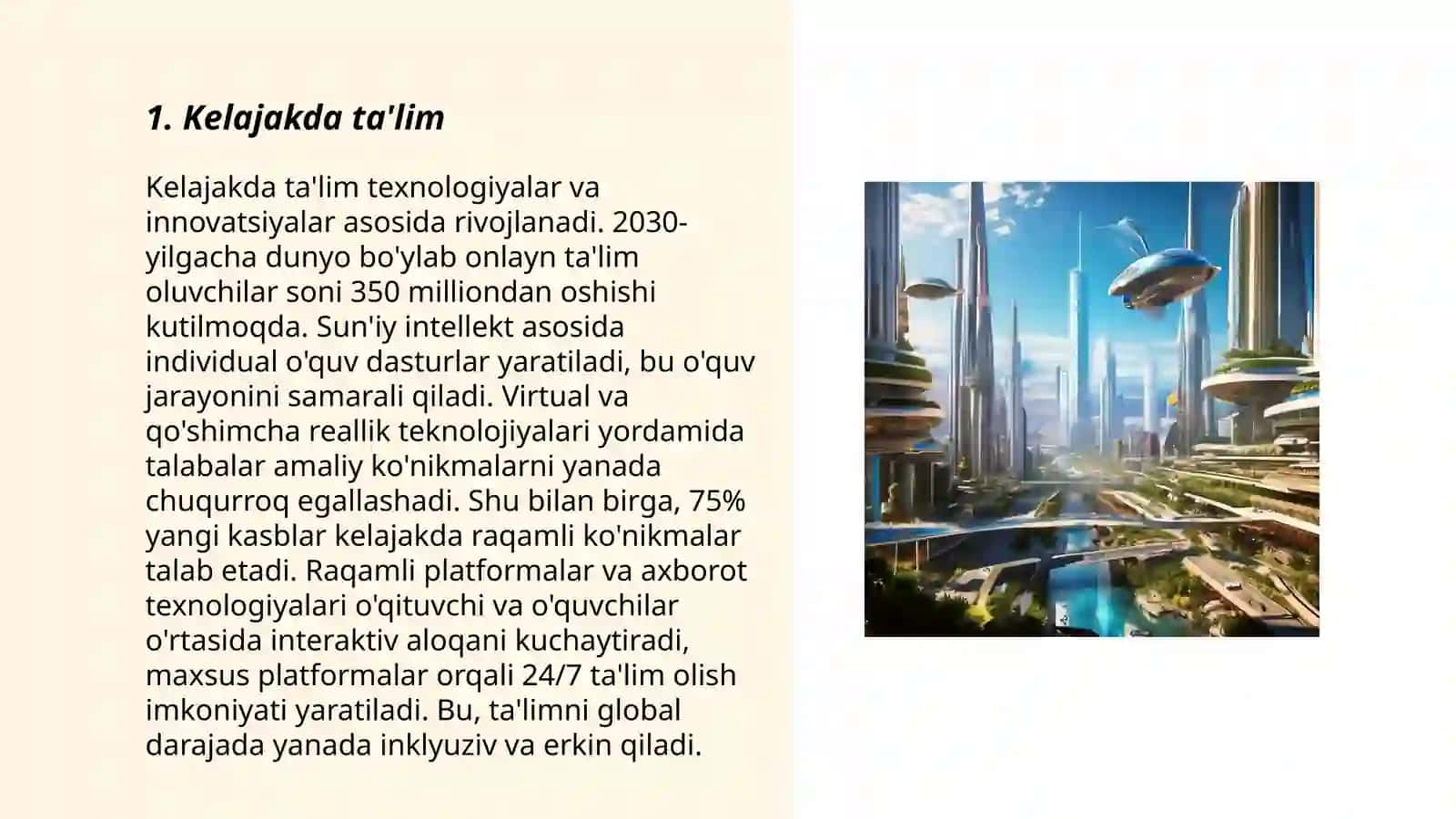 Kelajakda ta'lim 3
