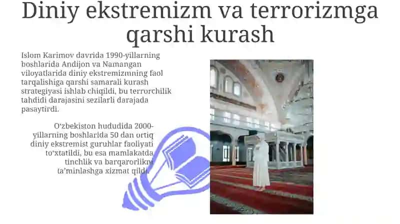 Diniy Ekstremizm va Terrorizmga Qarshi Kurash 3