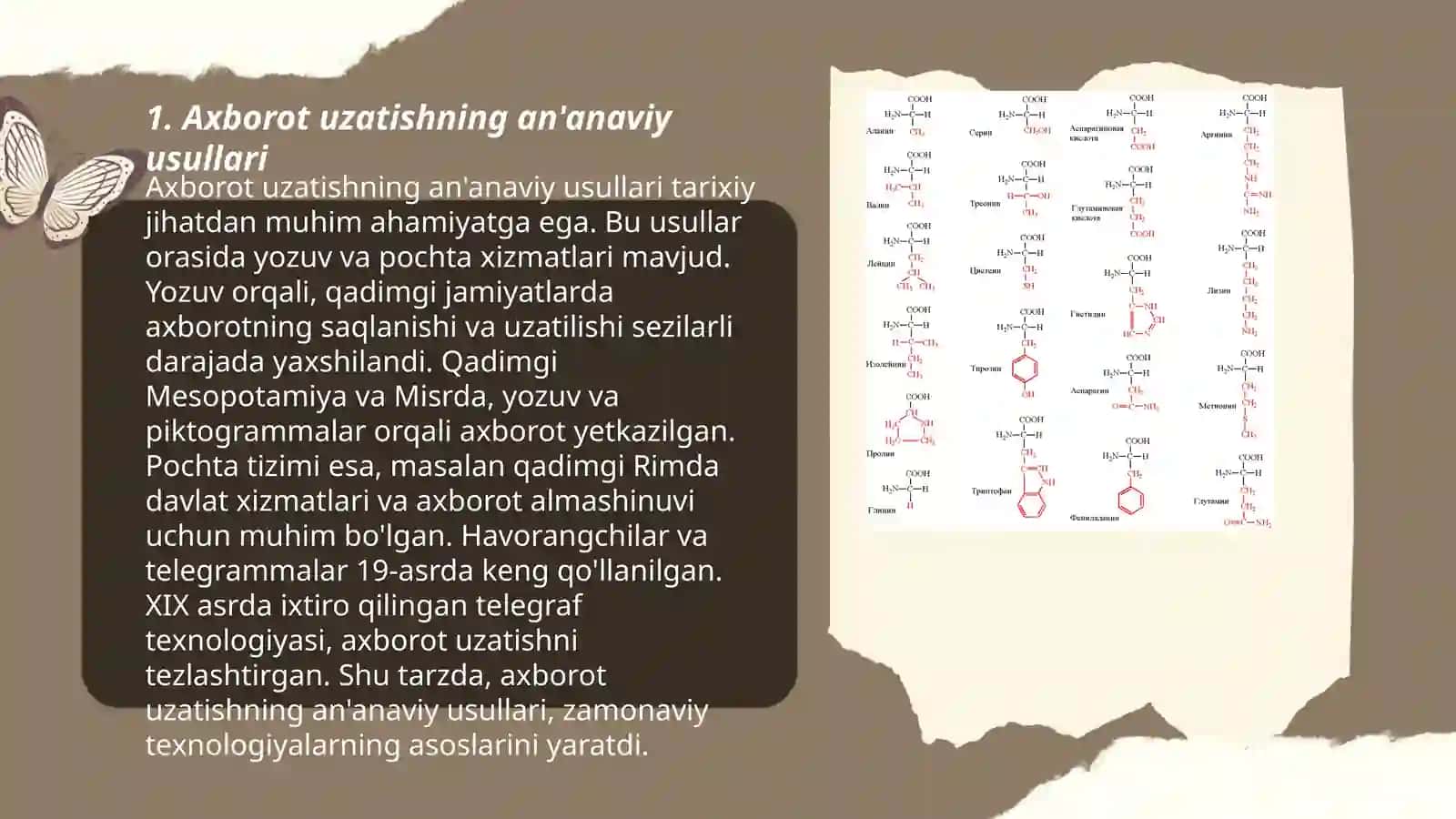 Axborot uzatishning an'anaviy usullari 3